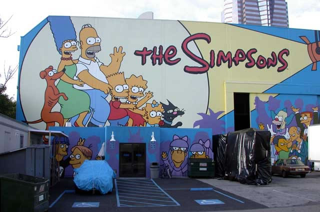 The Simpsons at FOX Studios